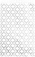 🛍️ 200 shimmering silver trellis pattern paper merchandise gift bags 6"x9" - caddy bay collection: enhance your shopping experience logo