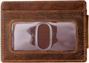 img 2 attached to Viosi Leather Magnetic Pocket Wallet Men's Accessories for Wallets, Card Cases & Money Organizers