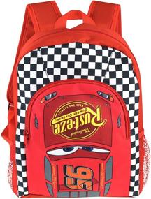 img 4 attached to 🏎️ Optimized Disney Cars Lightning McQueen Backpack