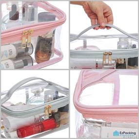 img 2 attached to 💄 Spacious Transparent Cosmetic Organizer: Streamline Your Beauty Routine
