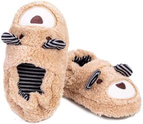 img 3 attached to 🩴 AyFUN Premium Plush Slippers for Girls and Boys - Shoes in Slippers