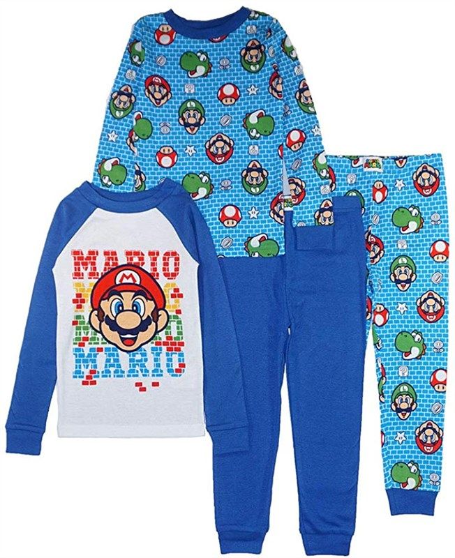 super mario piece pajama multi 로고