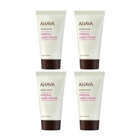 img 2 attached to 🌊 Discover the AHAVA Original Dead Sea Mineral Hand Cream - Travel Size, Value Pack (4-Pack, 1.3 Fl Oz)