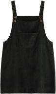 romwe adjustable corduroy pinafore burgundy logo