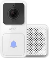 wyze video doorbell with chime: 1080p hd video, 3:4 aspect ratio, 3:4 head-to-toe view, 2-way audio, night vision, hardwired – including horizontal wedge логотип