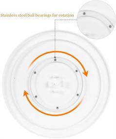 img 3 attached to 🎂 Kootek 11 Inch Rotating Cake Turntable: Enhance your Baking Experience with Spatulas, Smoothers, and Cake Decorating Supplies