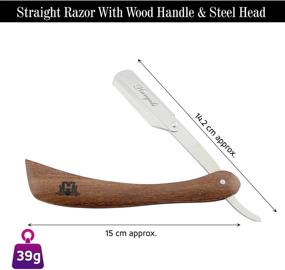 img 2 attached to Haryali Professional Barber Straight Handle