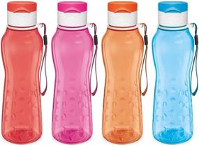 img 4 attached to 🥤 MILTON Kids Sports Water Bottles 25 Oz (4-Pack) - Reusable, Leakproof, BPA-Free, Wide Mouth Plastic Bottles with Handle Strap Carrier for Cycling, Camping, Hiking, Gym, Yoga, Fitness