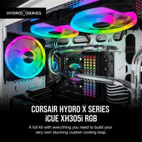 img 3 attached to Набор жидкостного охлаждения Corsair Hydro X Series XH305i с жесткими трубками, включающий в себя водоблок CPU XC7, радиатор XR5 360 мм, резервуар-насос XD5 и вентиляторы RGB iCUE QL120.