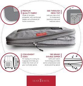 img 3 attached to 🧳 Streamline Your Travel with LeanTravel Compression Packing Luggage Organizers