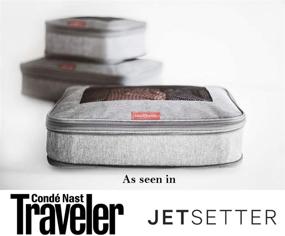 img 1 attached to 🧳 Streamline Your Travel with LeanTravel Compression Packing Luggage Organizers