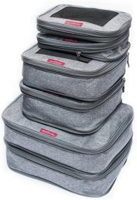 img 4 attached to 🧳 Streamline Your Travel with LeanTravel Compression Packing Luggage Organizers