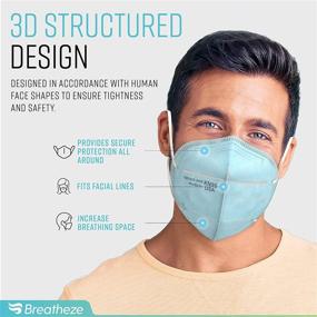 img 2 attached to Breatheze KN95 Face Masks Disposable