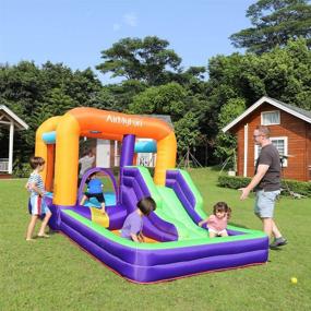 img 3 attached to 🏰 Inflatable Outdoor Bounce Castle by AirMyFun