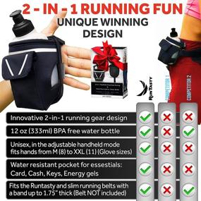 img 2 attached to 🏃 Maximizing Convenience and Performance: 2-in-1 Running Fun - Handheld Water Bottle & Running Belt Add-on