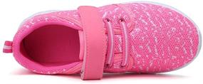 img 1 attached to Girls' Athletic Shoes: Abertina Lightweight Breathable Running Sneakers for Optimal Performance