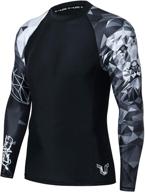 🏊 huge sports wildling series: unbeatable uv protection and quick dry compression rash guard logo