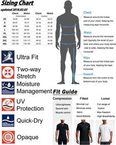 img 3 attached to 🏊 HUGE SPORTS Wildling Series: Unbeatable UV Protection and Quick Dry Compression Rash Guard