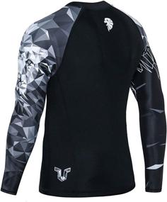 img 1 attached to 🏊 HUGE SPORTS Wildling Series: Unbeatable UV Protection and Quick Dry Compression Rash Guard