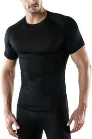 img 3 attached to ATHLIO Compression Baselayer T Shirts Athletic Outdoor Recreation