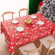 🎄 ultimate christmas tablecloth: waterproof, oil-proof, & stain-resistant логотип