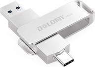 📱 dolomy usb c flash drive 64gb - usb 3.1 to usb c thumb drive, 2-in-1 otg, durable metal type c flash drive for usb c smartphones, tablets, pcs, and other usb c devices logo
