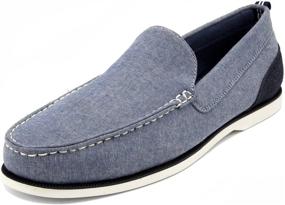 img 4 attached to Nautica Minter Loafer Casual Shoe Chambray 9 5