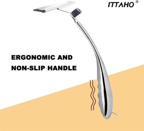 img 2 attached to 🚿 ITTAHO 12 Inch Stainless Steel Multi-Purpose Shower Squeegee for Glass Doors, Bathrooms, Car Windshields, and Windows - Includes Adhesive Hook