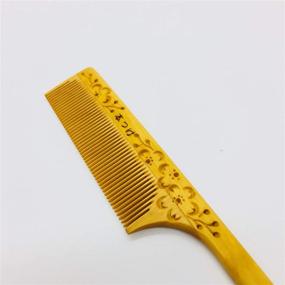 img 2 attached to 🎋 Authentic Japanese Hair Comb: Bamboo Park Tsuge Wood Comb (3 Sizes) - Delicate Japanese Craftsmanship (8.2 inch)