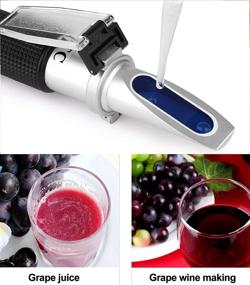 img 3 attached to 🍷 Grape Wine Brewing Refractometer | Measure Sugar Content & Predict Alcohol Degree | Dual Scale Brix 0-40% & Alcohol 0-25% vol