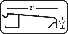 img 1 attached to 🔧 M-D Building Products 67107 TH200 Bronze Inswing Extenders, 2" x 36