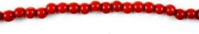 img 1 attached to CraftMore 10-Foot Red Bead Christmas Garland for Festive Decor