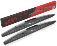 berg regen snap claw rear windshield wiper blades - 11 inch (2pcs) logo