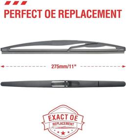 img 1 attached to BERG REGEN Snap Claw Rear Windshield Wiper Blades - 11 inch (2pcs)