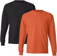 👕 hanes smoke beefy sleeve t-shirt for men's clothing - t-shirts & tanks logo