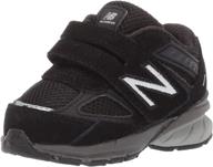 new balance children's 990 v5 hook and loop sneaker logo