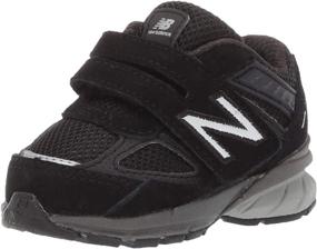 img 4 attached to New Balance Children's 990 V5 Hook and Loop Sneaker