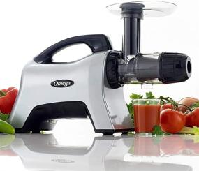 img 4 attached to 🥤 Omega NC1000HDS Juice Extractor and Nutrition System: Quiet, Easy to Clean, BPA-Free Masticating Juicer with Reverse Function – 200-Watt, Silver