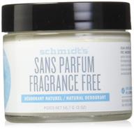 🌿 schmidt's fragrance-free natural deodorant - 2 ounce logo