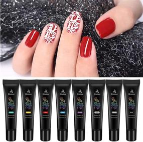 img 3 attached to 💅 Herasa Nail Stamping Gel Polish Set - 8 Colors UV LED Nail Polish Gel for Nail Art Stamping Plate, DIY, 8ML Each Color, Christmas Gifts & Decorations