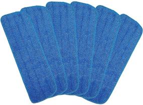 img 4 attached to 🧹 Pack of 6 Microfiber Spray Mop Replacement Heads - Compatible with Bona Floor Care System for Effortless Wet/Dry Floor Cleaning