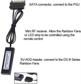 img 2 attached to 🌈 Улучшите свою настройку ПК с DS Mini ARGB RF Controller Kit: вентиляторы радуги, светодиодная лента, пульт с 14 кнопками