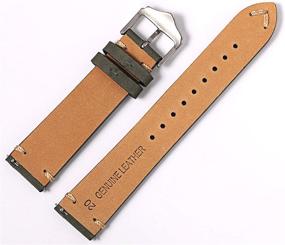 img 2 attached to 👨 PBCODE Handcrafted Genuine Leather Men's Calfskin Watches