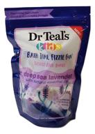 🛁 enhance your kids' bath time with dr teal's fizzie fun scented bath bombs - deep sea lavender with natural essential oils logo