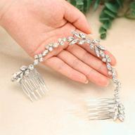 💍 silver crystal hair combs - unicra wedding bridal headpieces & hair accessories for brides logo
