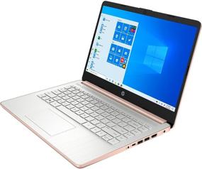 img 3 attached to HP Premium 14-inch HD Laptop, 2021 Edition - Intel Dual-Core, 2.8GHz, 8GB RAM, 64GB eMMC, Webcam, Bluetooth, HDMI, Wi-Fi, Rose Gold, Windows 10 - Includes 1 Year Microsoft 365