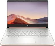 hp premium 14-inch hd laptop, 2021 edition - intel dual-core, 2.8ghz, 8gb ram, 64gb emmc, webcam, bluetooth, hdmi, wi-fi, rose gold, windows 10 - includes 1 year microsoft 365 logo