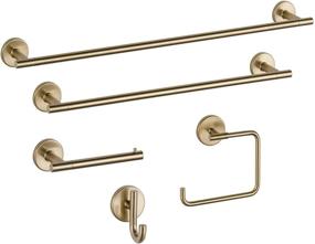 img 3 attached to Delta Faucet 75950-CZ Trinsic Toilet Paper Holder - Champagne Bronze Finish for Stylish Bathrooms