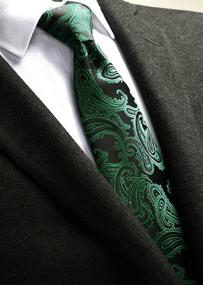 img 2 attached to 💼 KissTies Paisley Wedding Neckties: Stylish Magnetic Men's Accessories in Ties, Cummerbunds & Pocket Squares for SEO