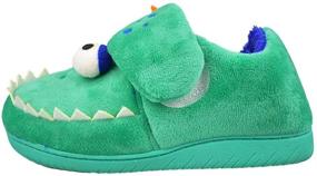 img 3 attached to 🦈 Family Shark Slippers: Non-Slip Shoes for Little Boys